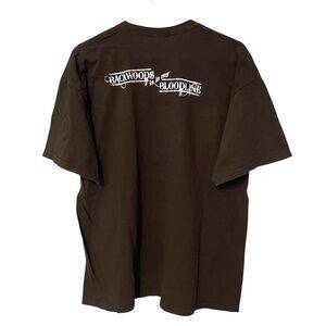 Y2K Priefert Backwoods Bloodline TV Show Brown T-Shirt // XL